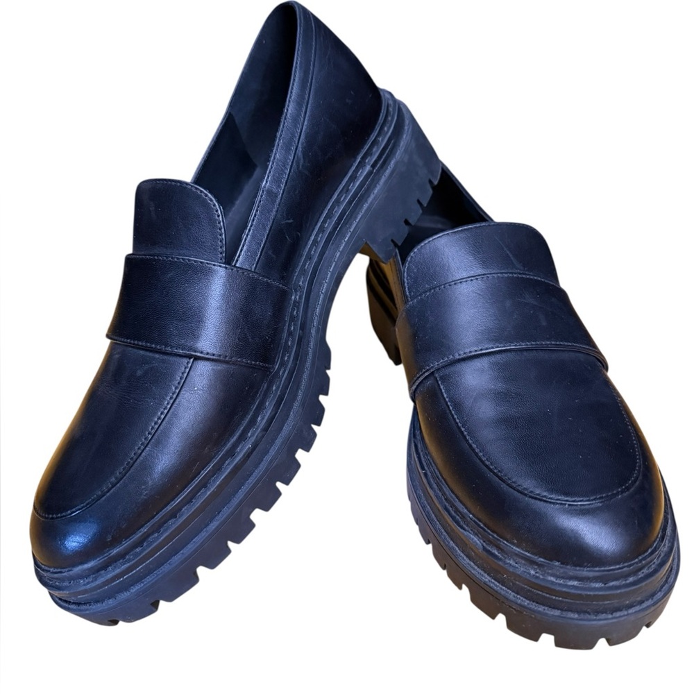 Michael Kors Parker chunky lug sole Loafers Slip-On academia 90’s clueless vibes - Picture 1 of 10